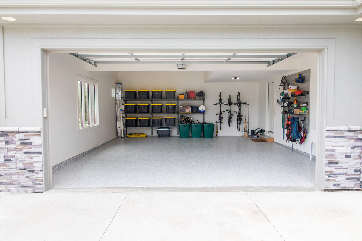garage flooring and storage