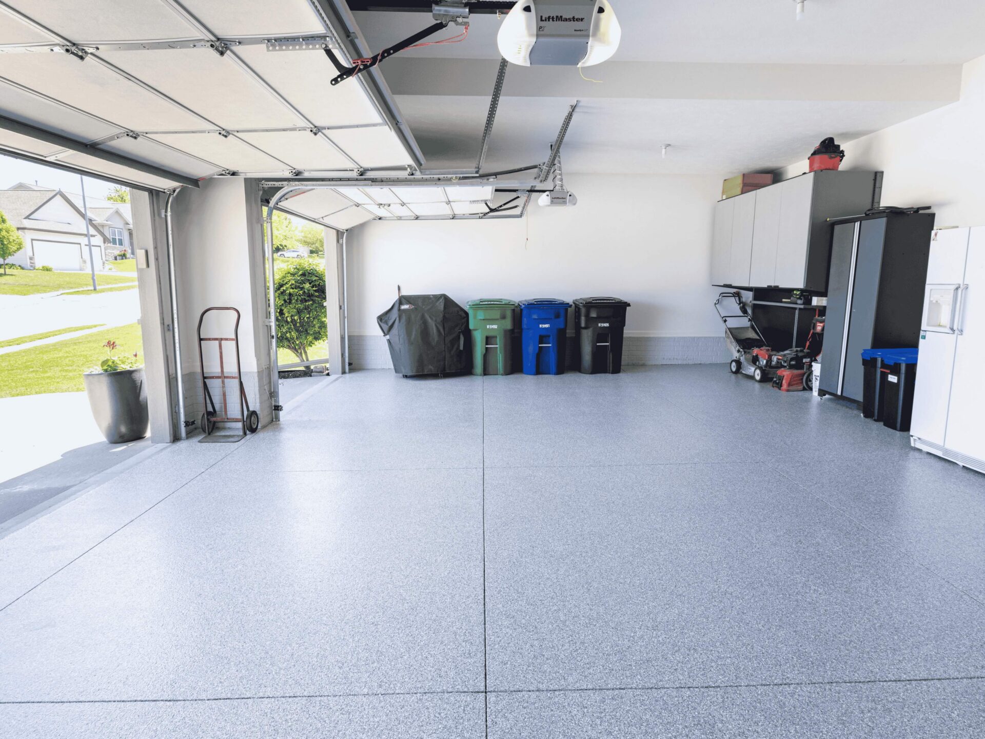 Garage floor coating