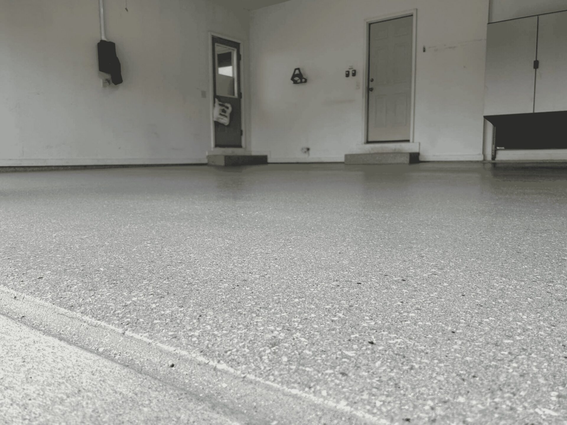 Polyaspartic garage floor coating