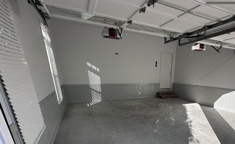 Dingy garage flooring