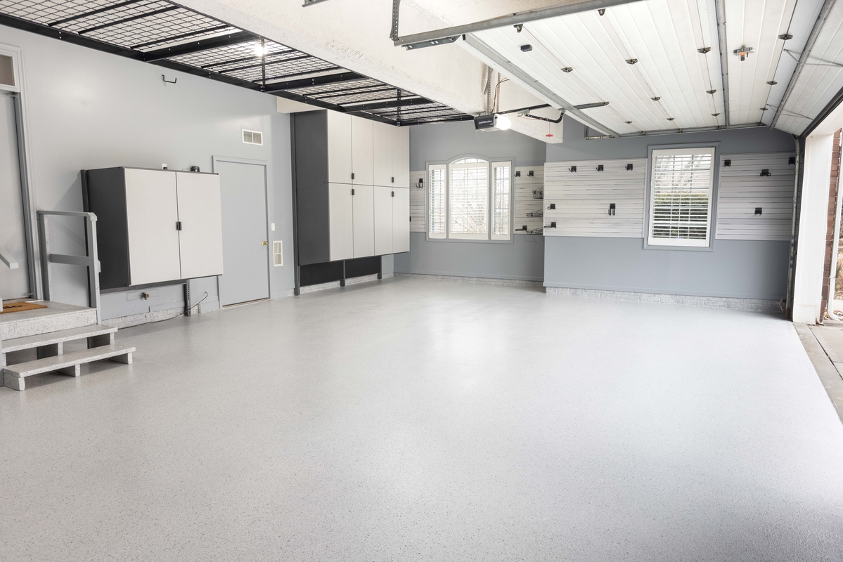 cabinets and slatwall