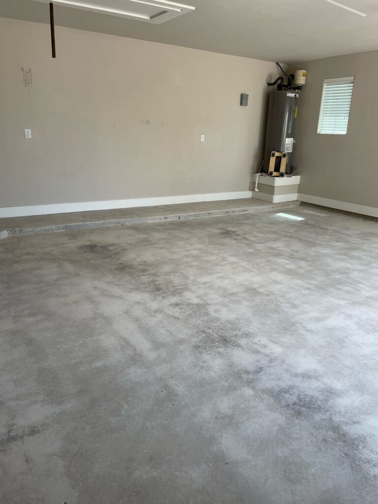 Garage Before Storage and Floor Coating