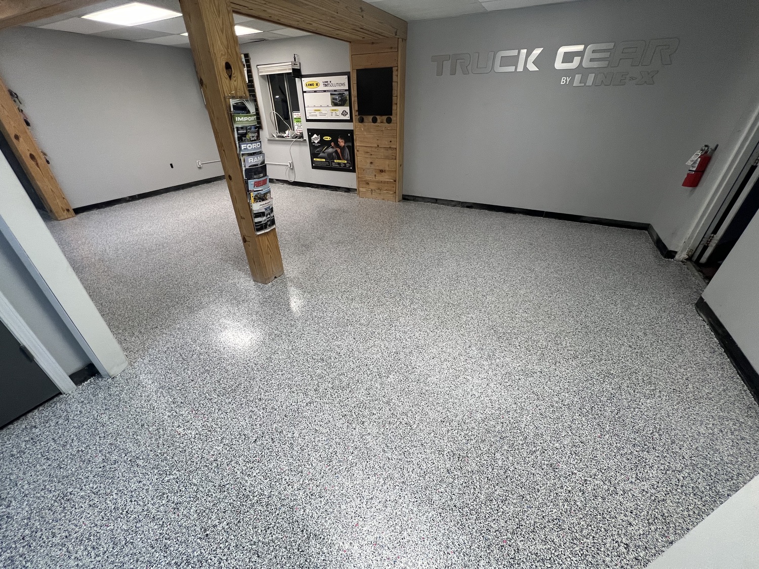 polyaspartic commercial concrete coating