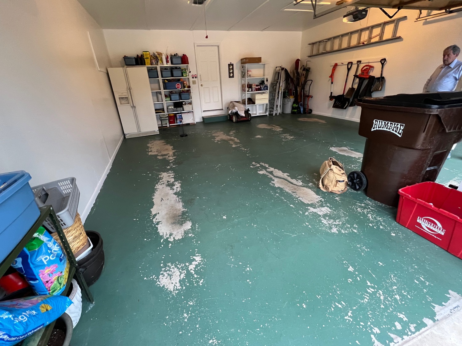 Peeling Epoxy Floor in Loveland