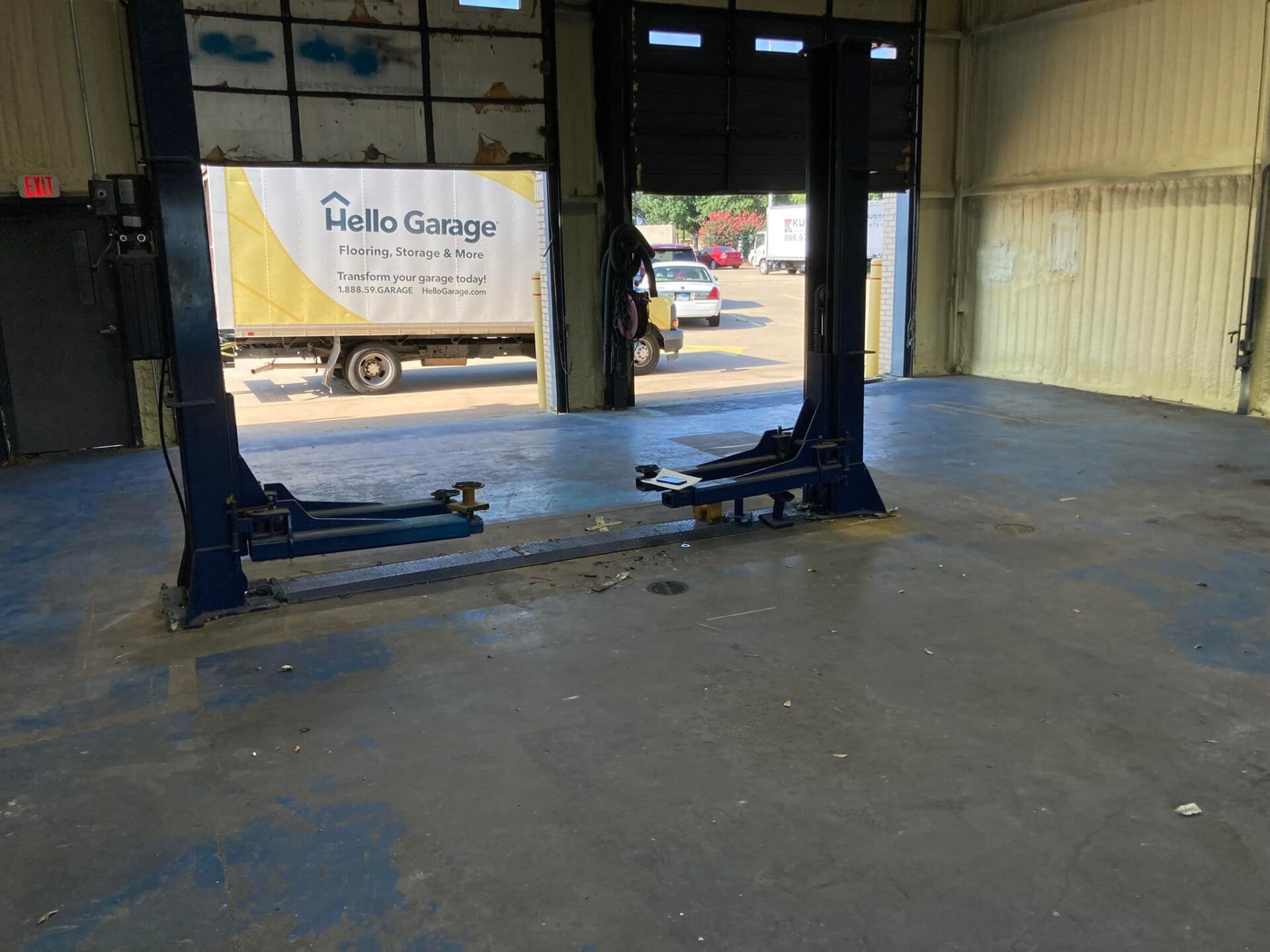 Uncoated commercial concrete