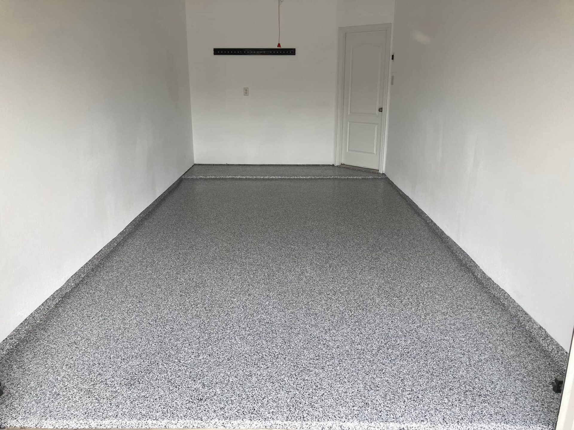 after garage floor coating