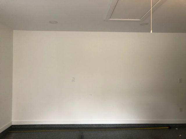 bare garage wall