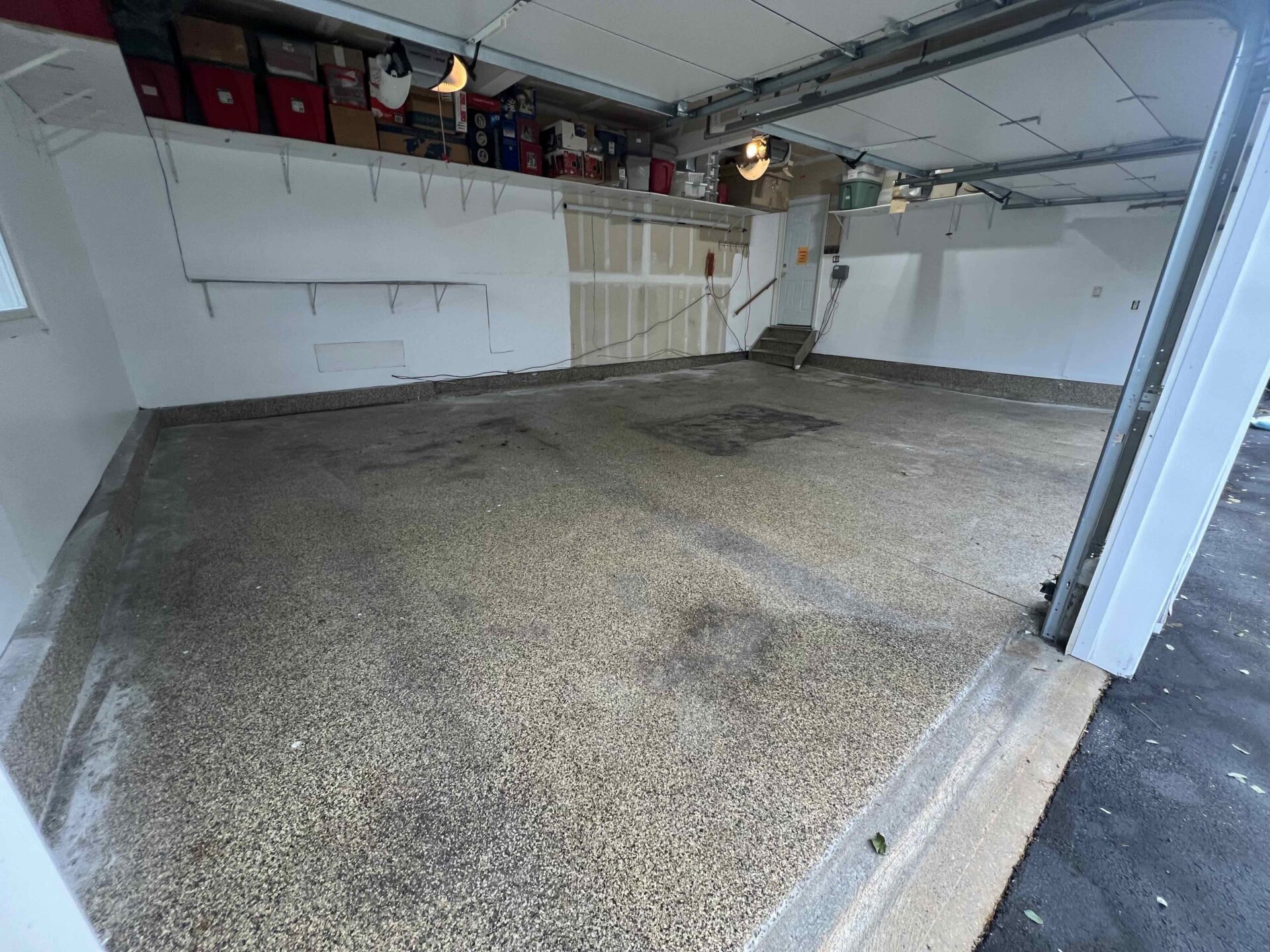 peeling epoxy floor in huntington