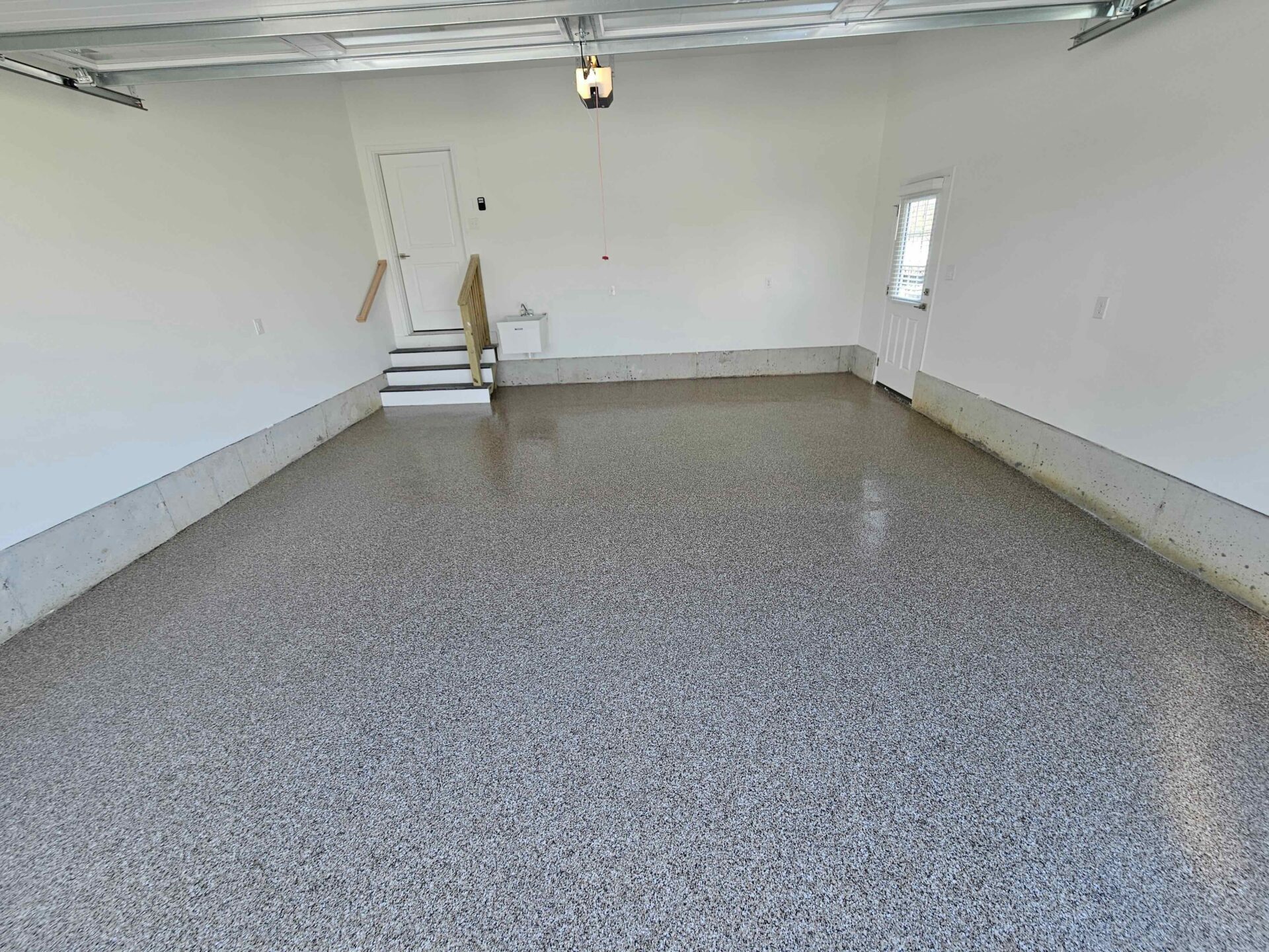 new polyaspartic garage floor coating
