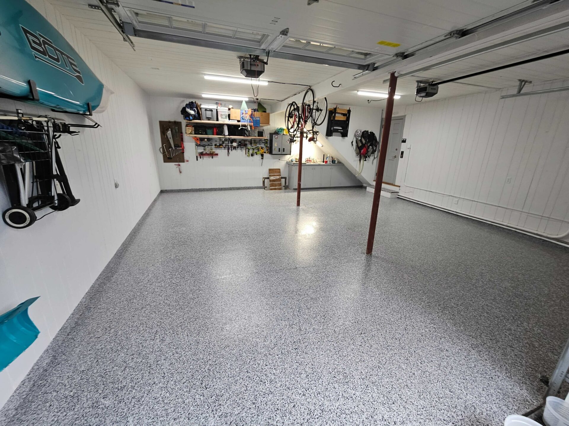 new polyaspartic garage floor coating