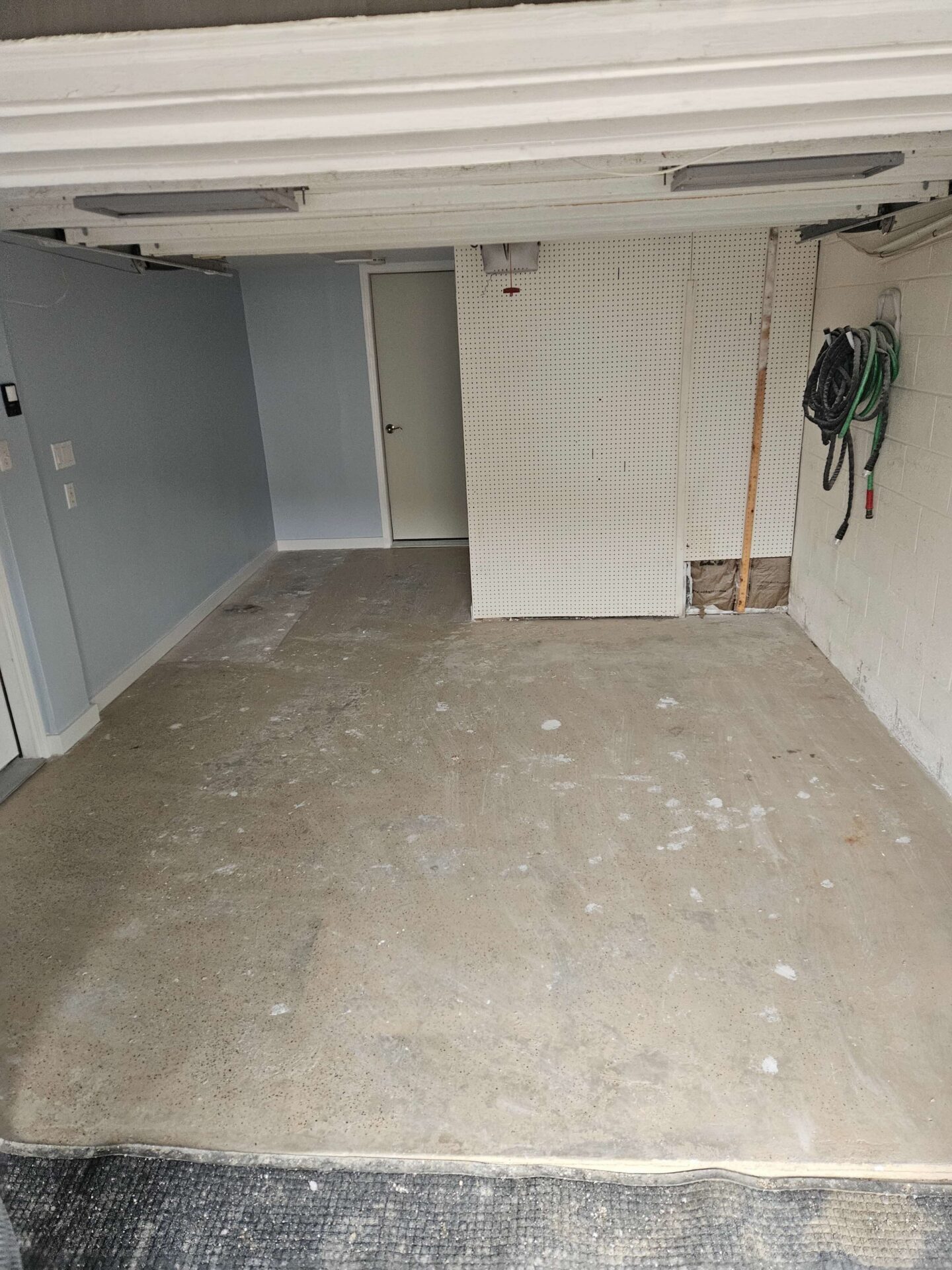 worn out garage concrete in Ocean City