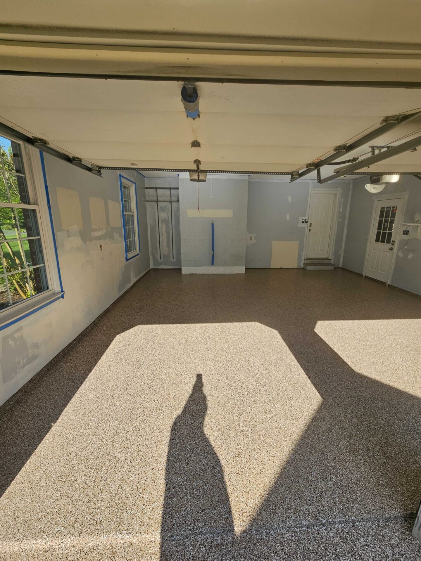 polyaspartic garage floor coating in Bear