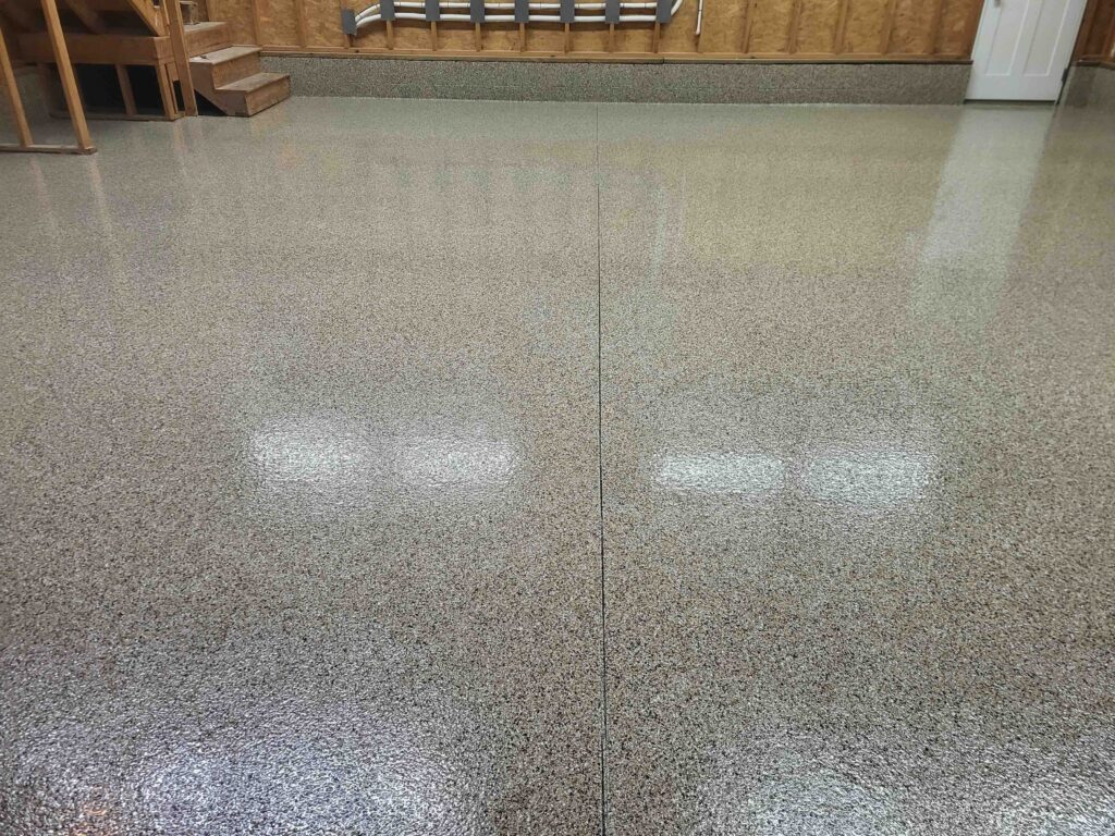 Garage Floor Coating on a floor in Lewes