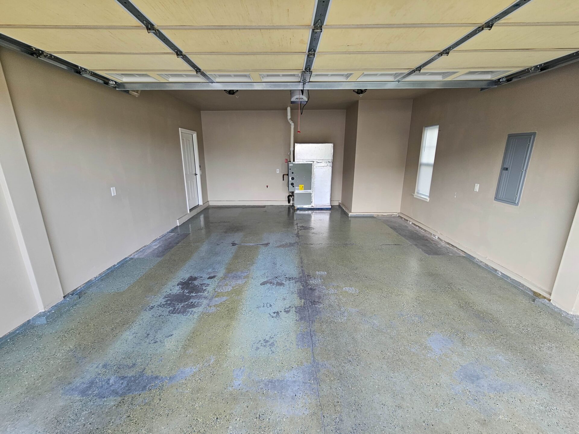 peeling epoxy before garage floor coating in rehoboth beach