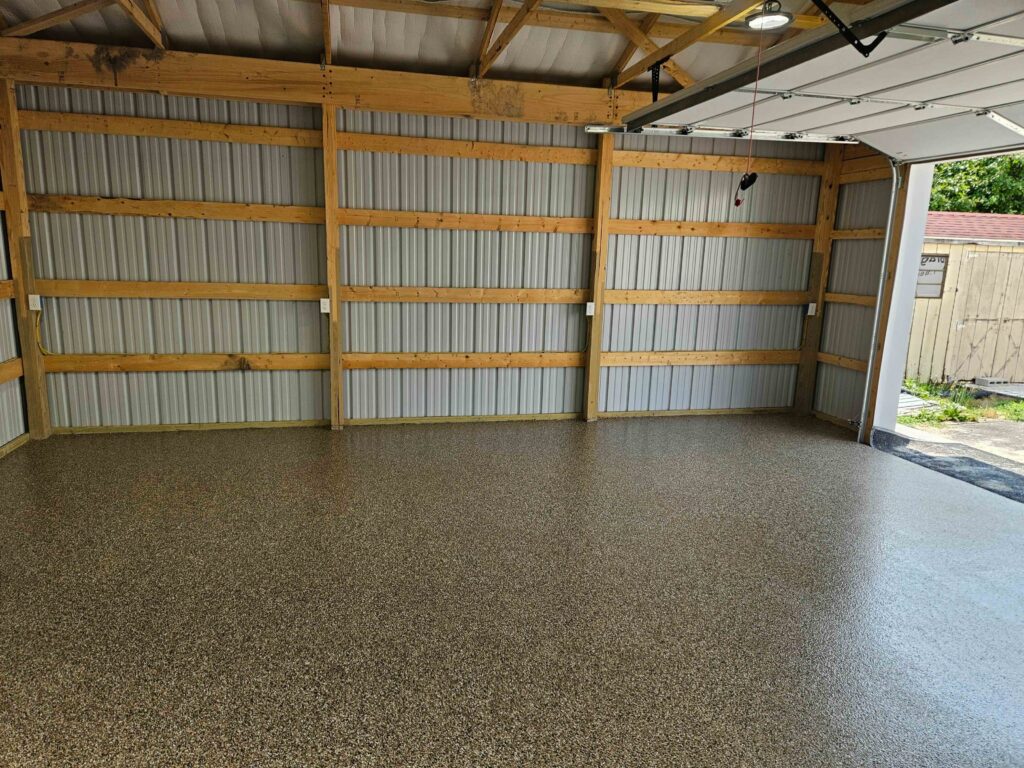 garage floor coating after photo in frankford
