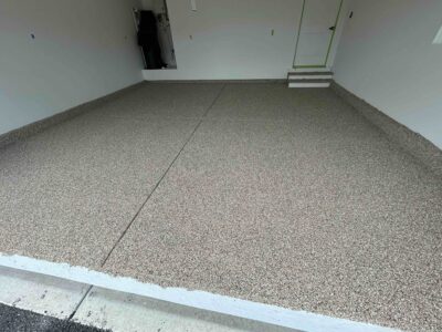 Garage After garage floor coating in Dover