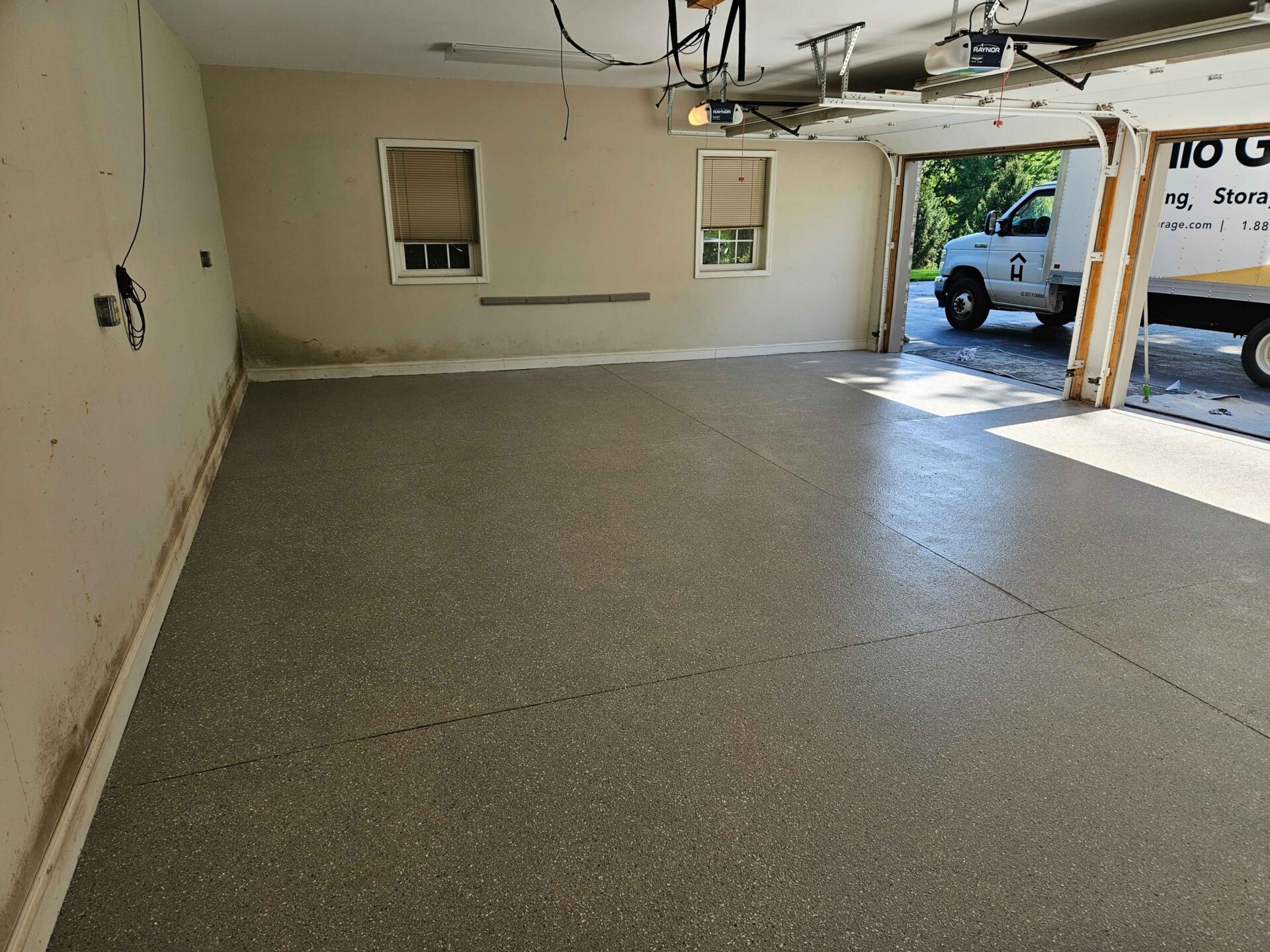 polyaspartic garage floor coating