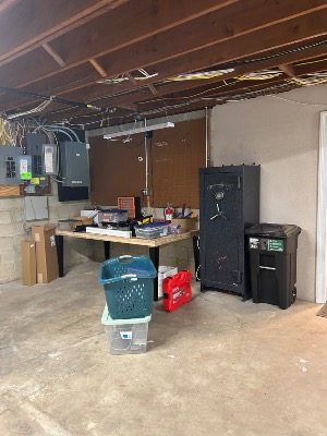 before storage in basement in Wilmington