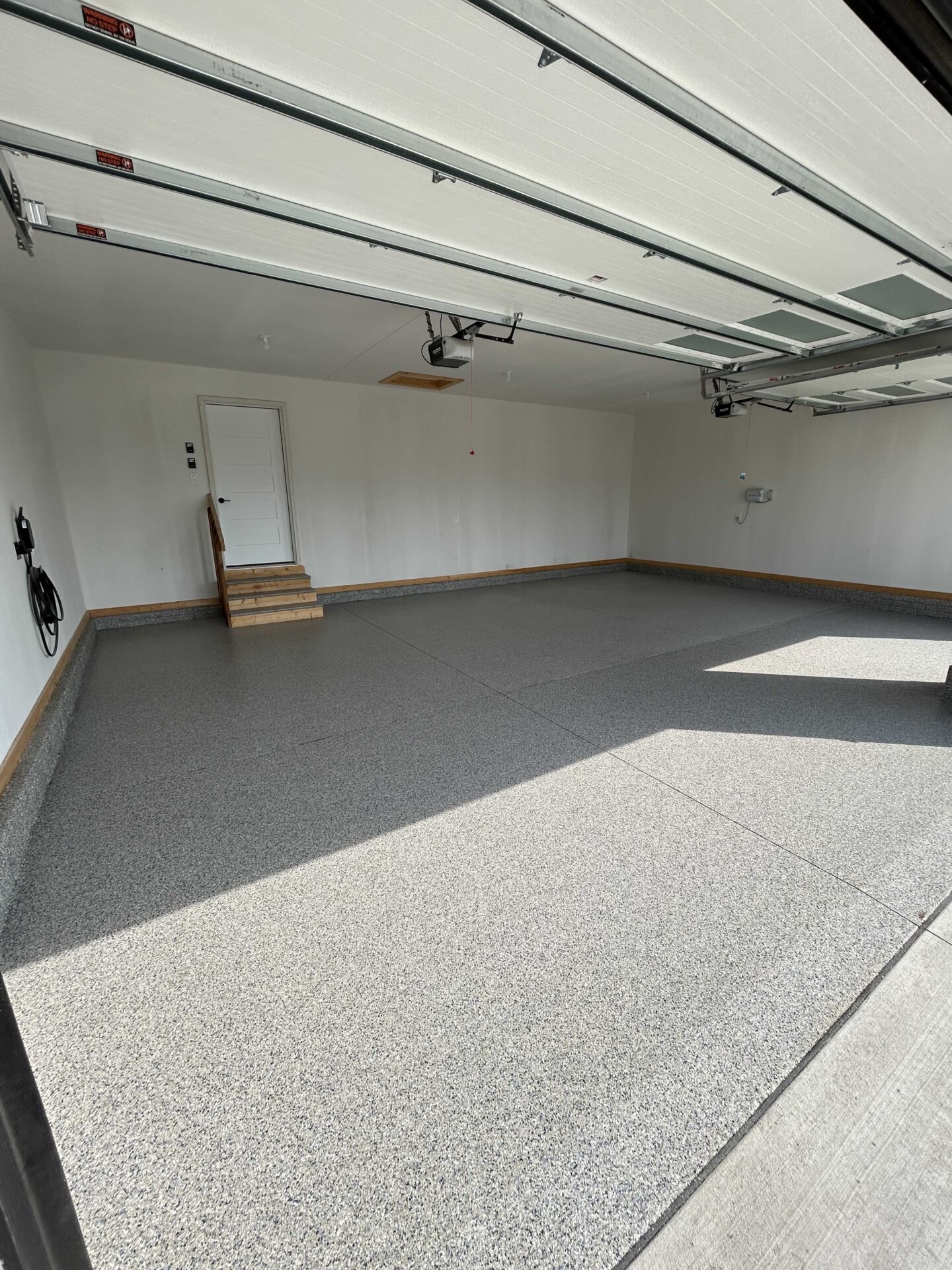 Polyaspartic garage floor coating