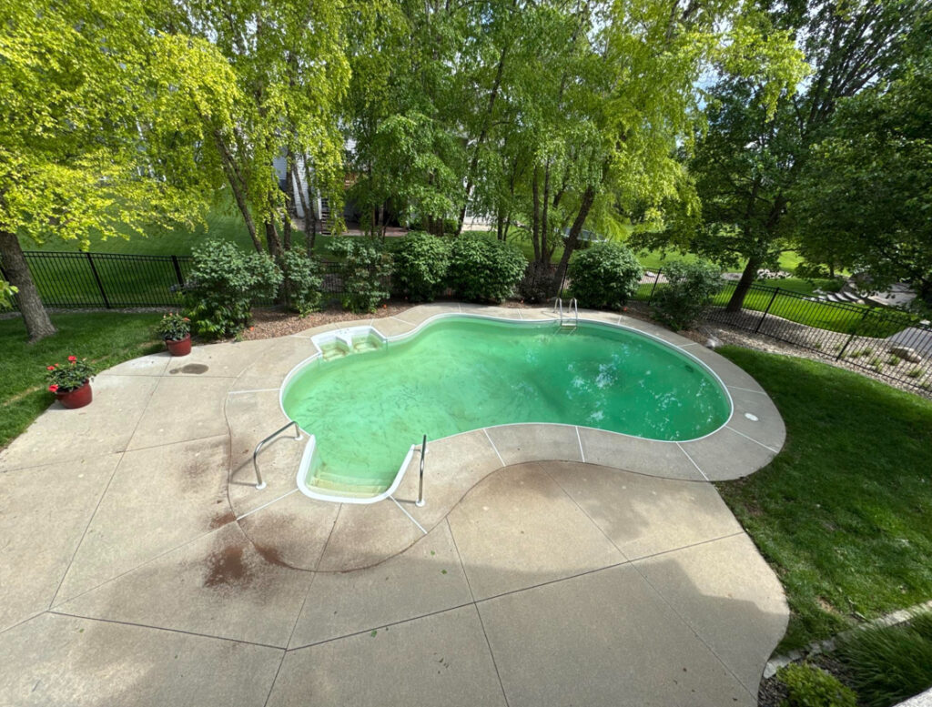 Concrete Around Pool Deck