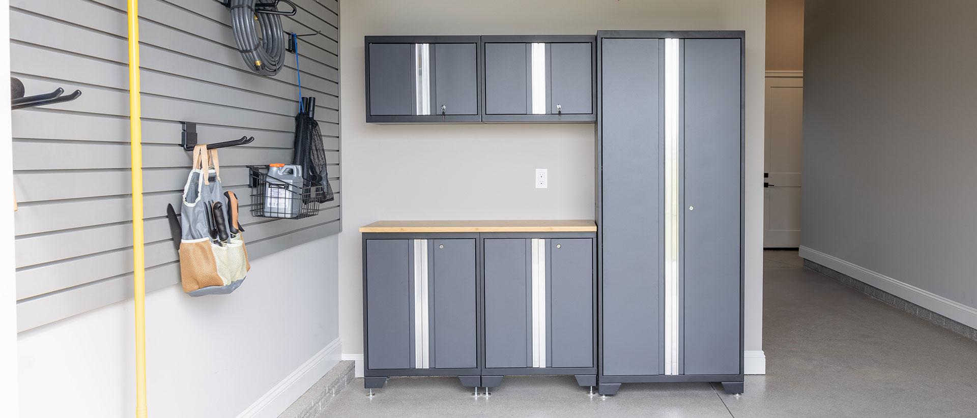 Designer Series garage cabinets