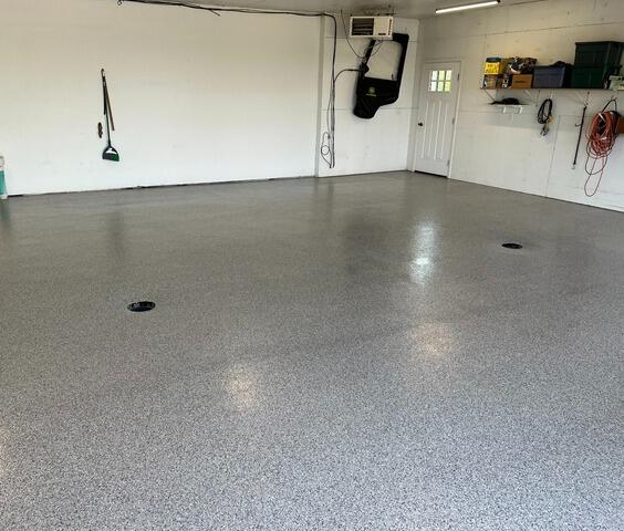 New, sleek garage floor coating