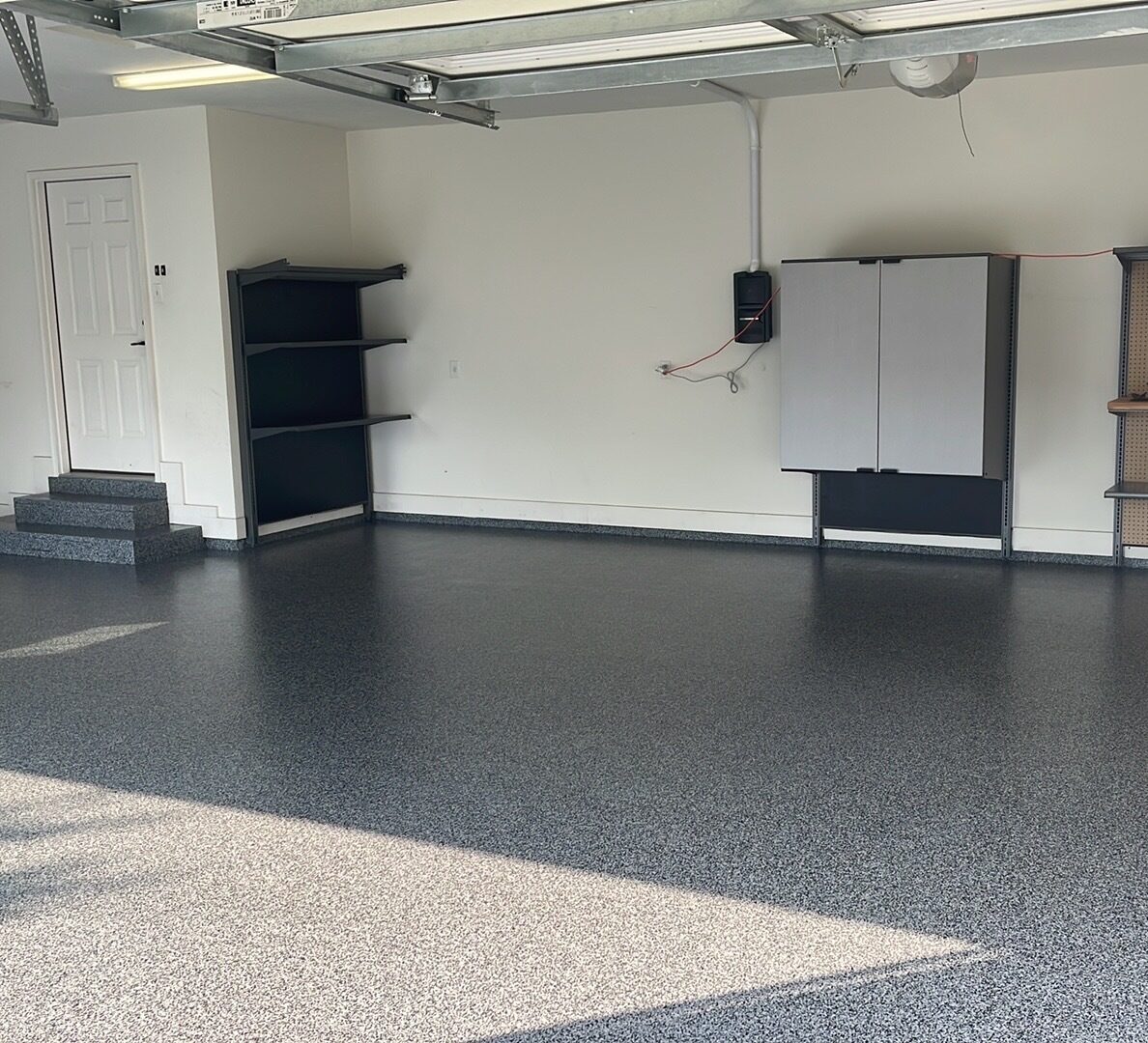 garage floor coating and storage