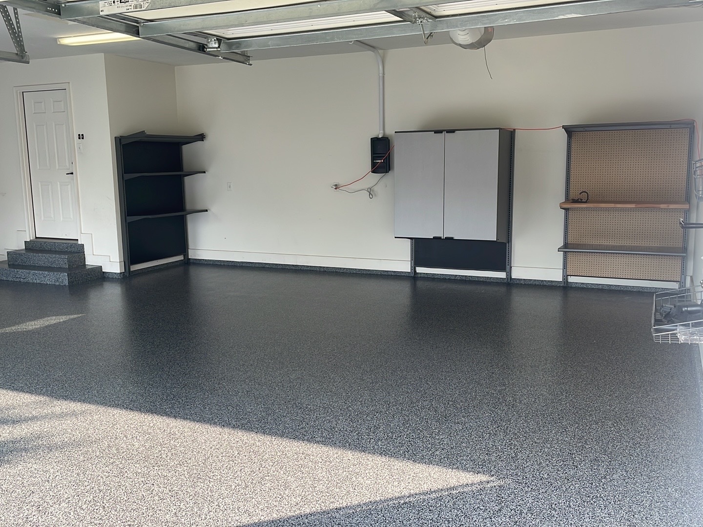 garage floor coating and storage