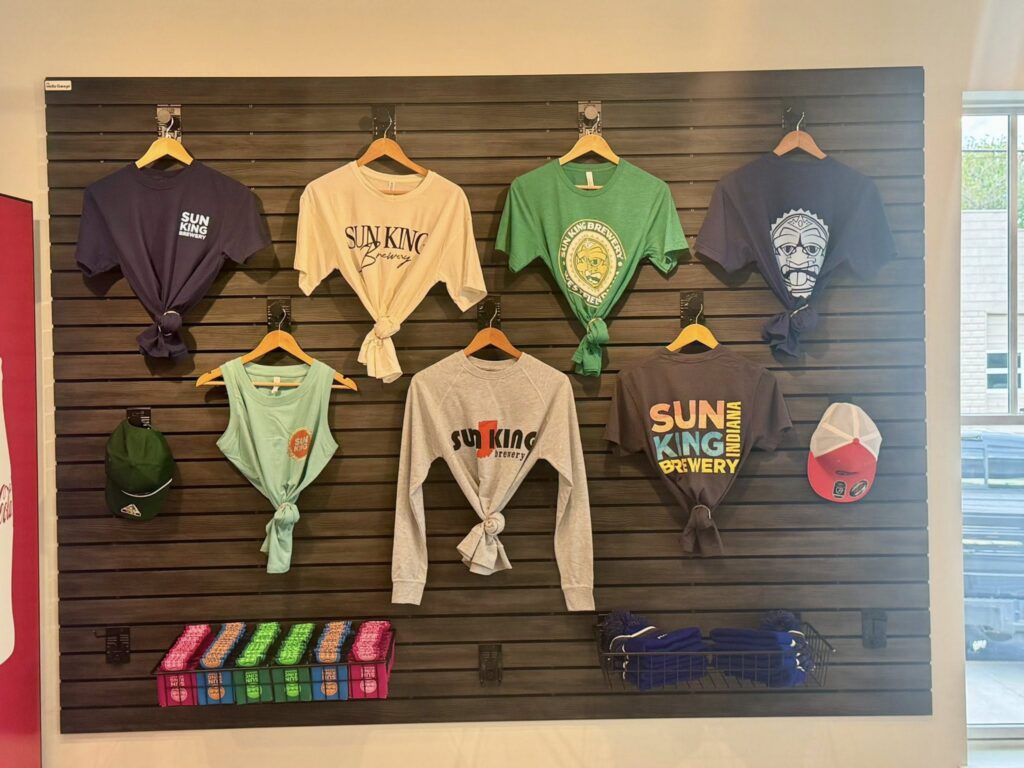 Slatwall in the brewery