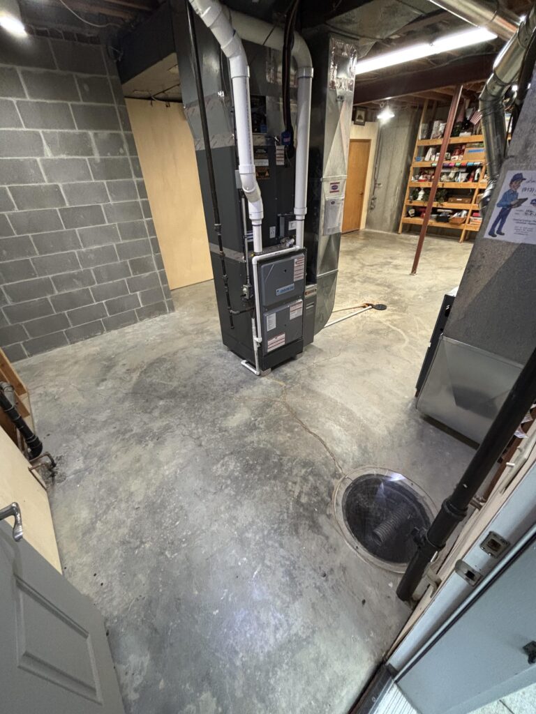 Before Basement Coating