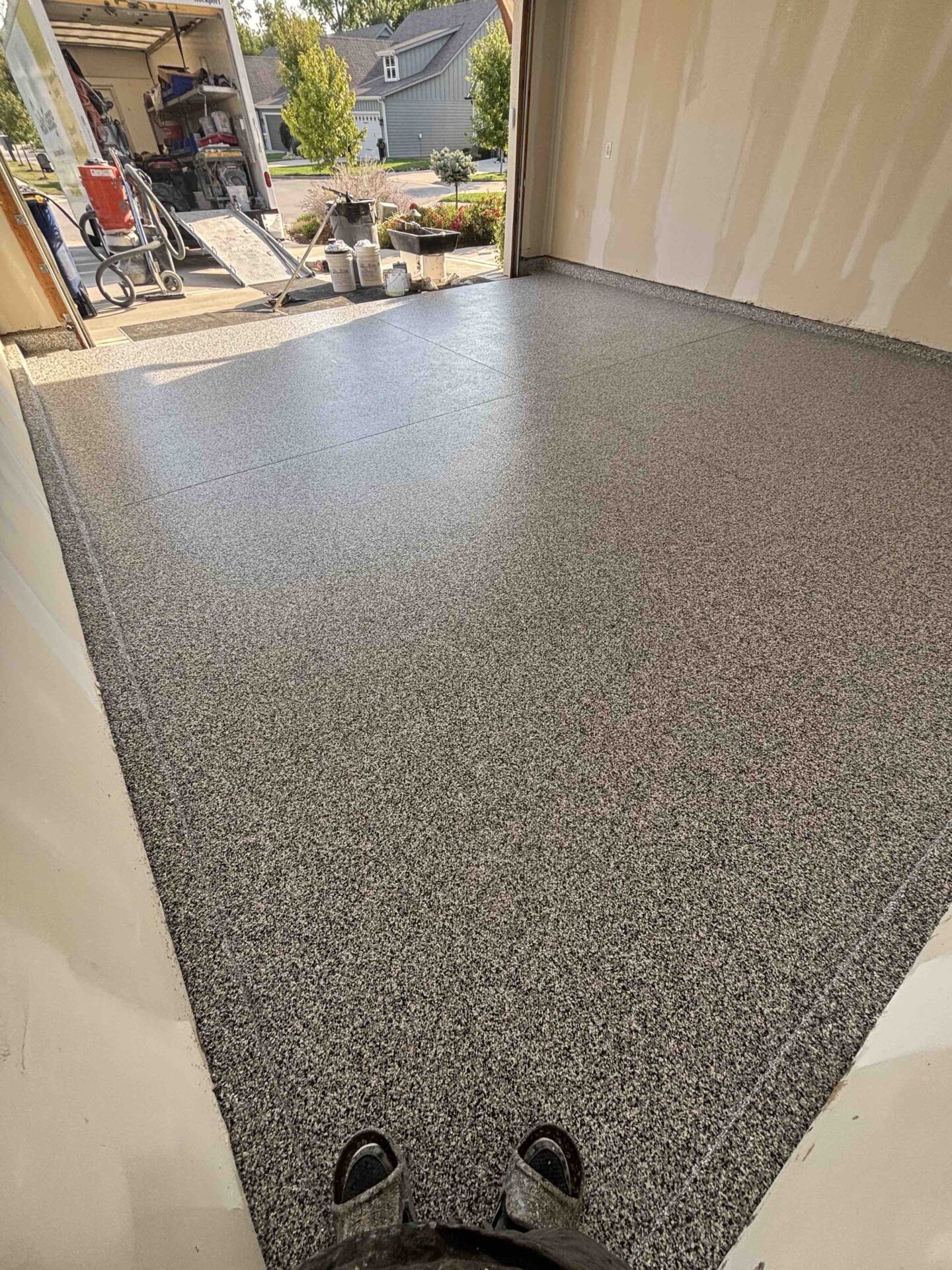polyaspartic garage floor coating
