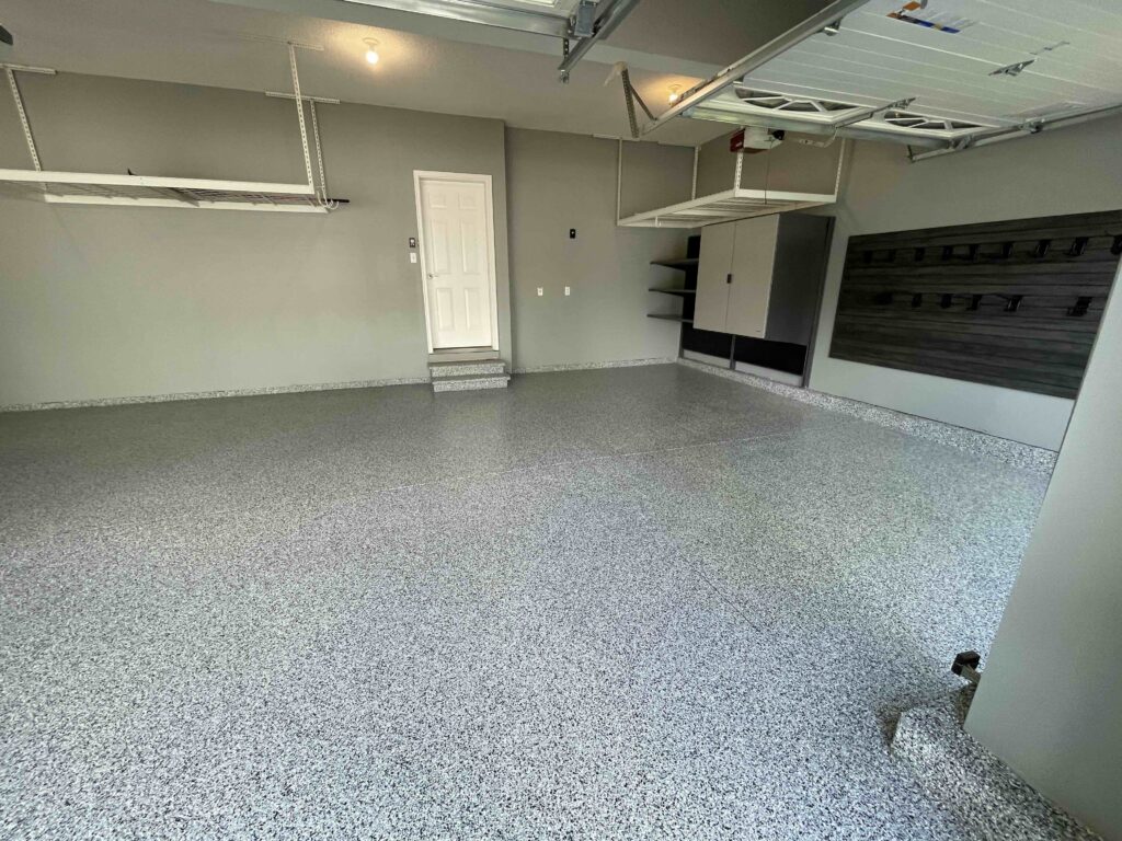 Garage flooring and storage in Lenexa
