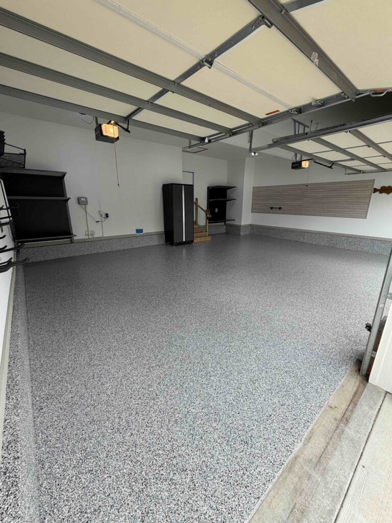 After garage floor coating and garage storage in Basehor