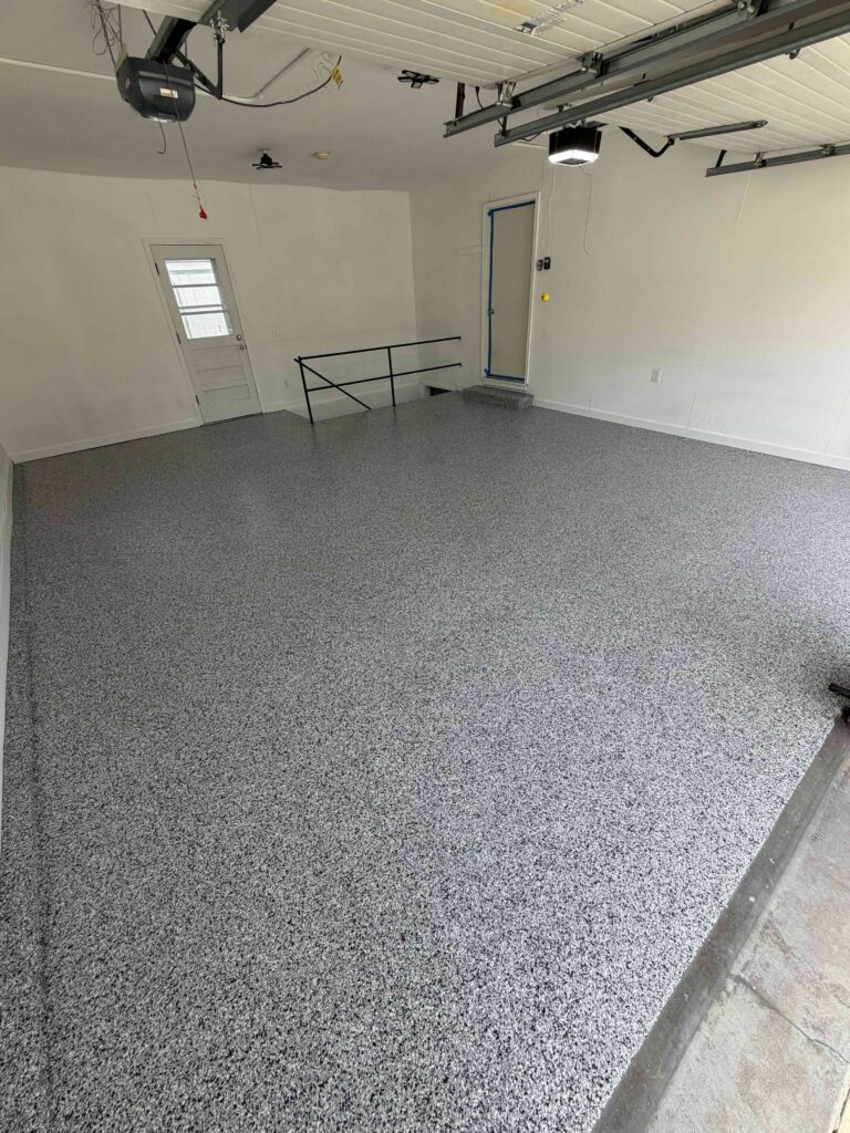 after garage floor coating in platte city