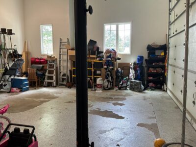 garage before coating and storage in lawrence