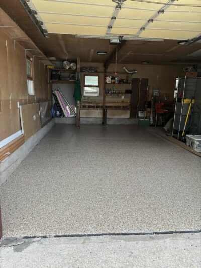 garage floor coating after in Blue Springs