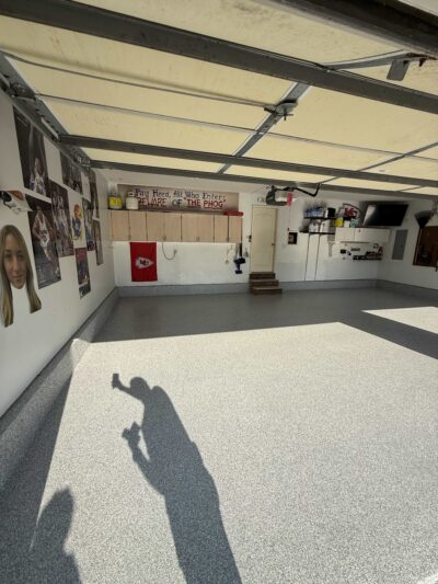 garage floor coating after in Kearney