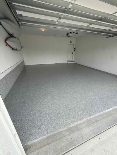 garage after concrete coating in Olathe