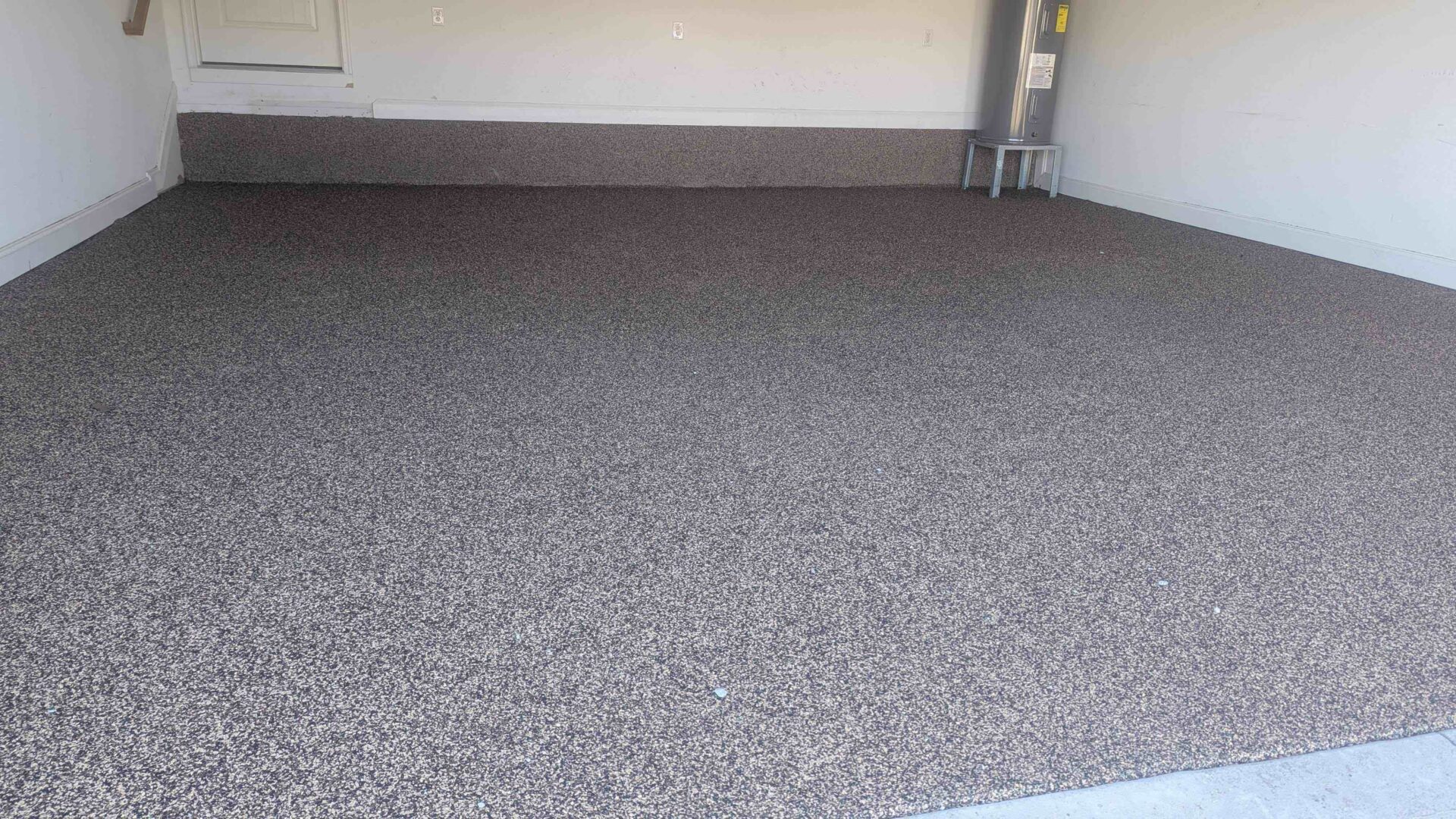 New polyaspartic garage floor coating