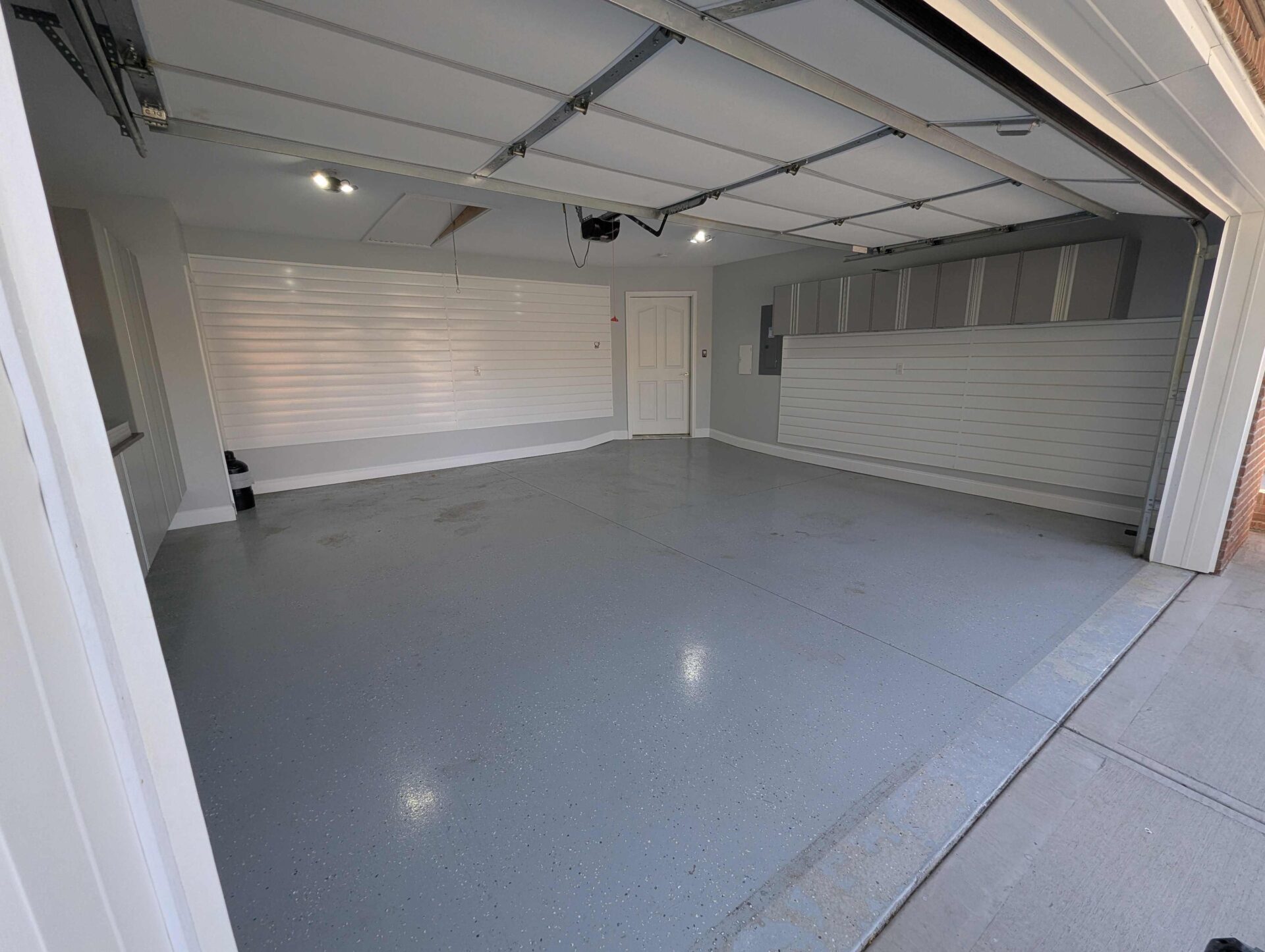 Failed epoxy garage floor