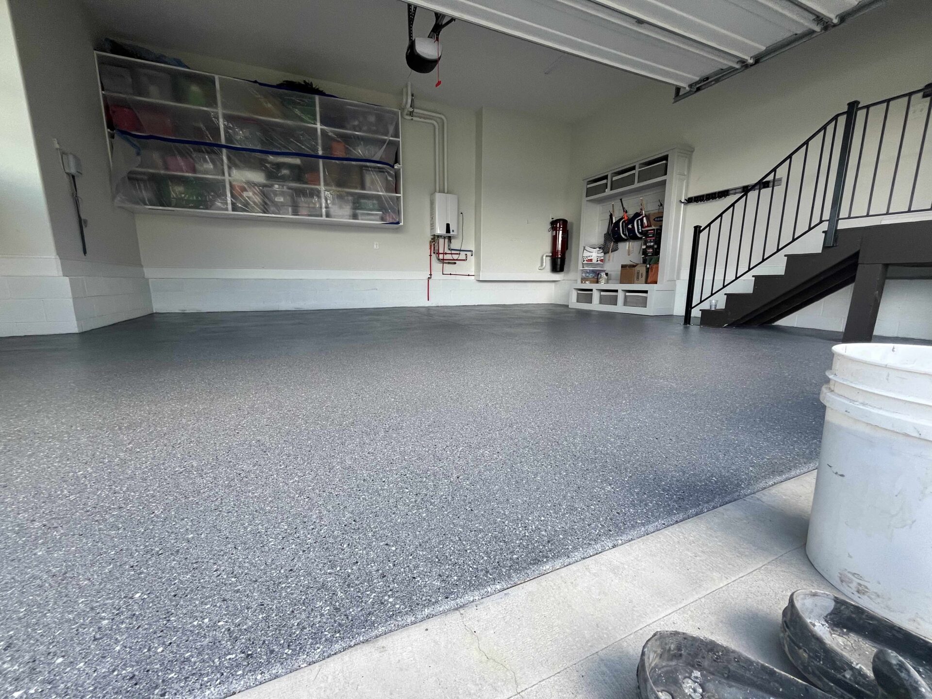 Beautiful polyaspartic concrete coating