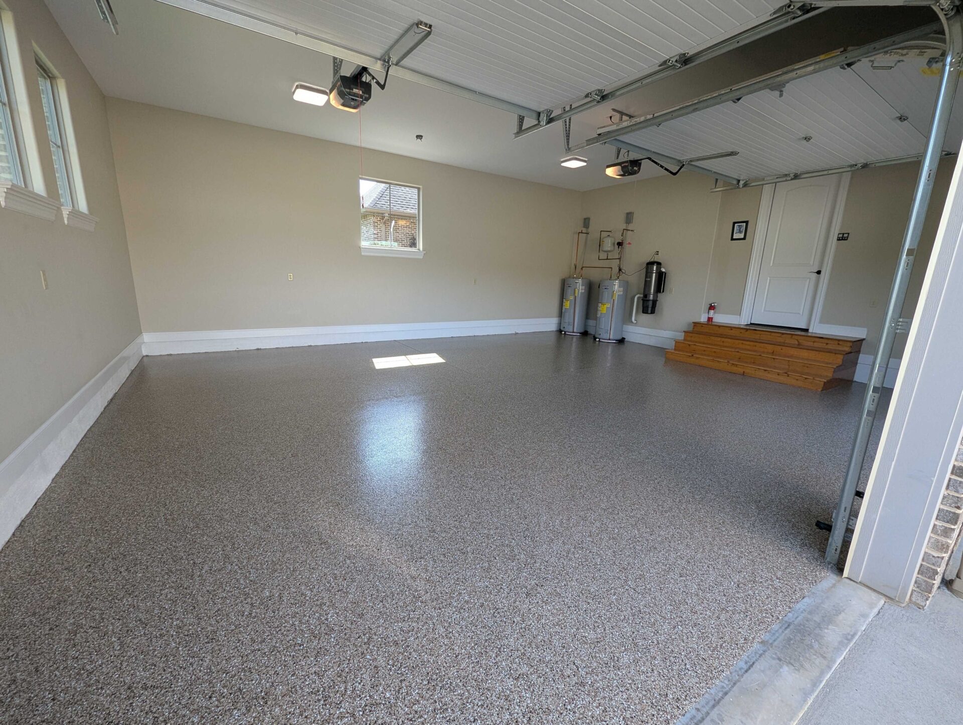 Polyaspartic garage floor coating