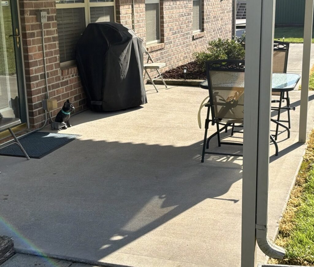 Concrete Porch Before Renovation
