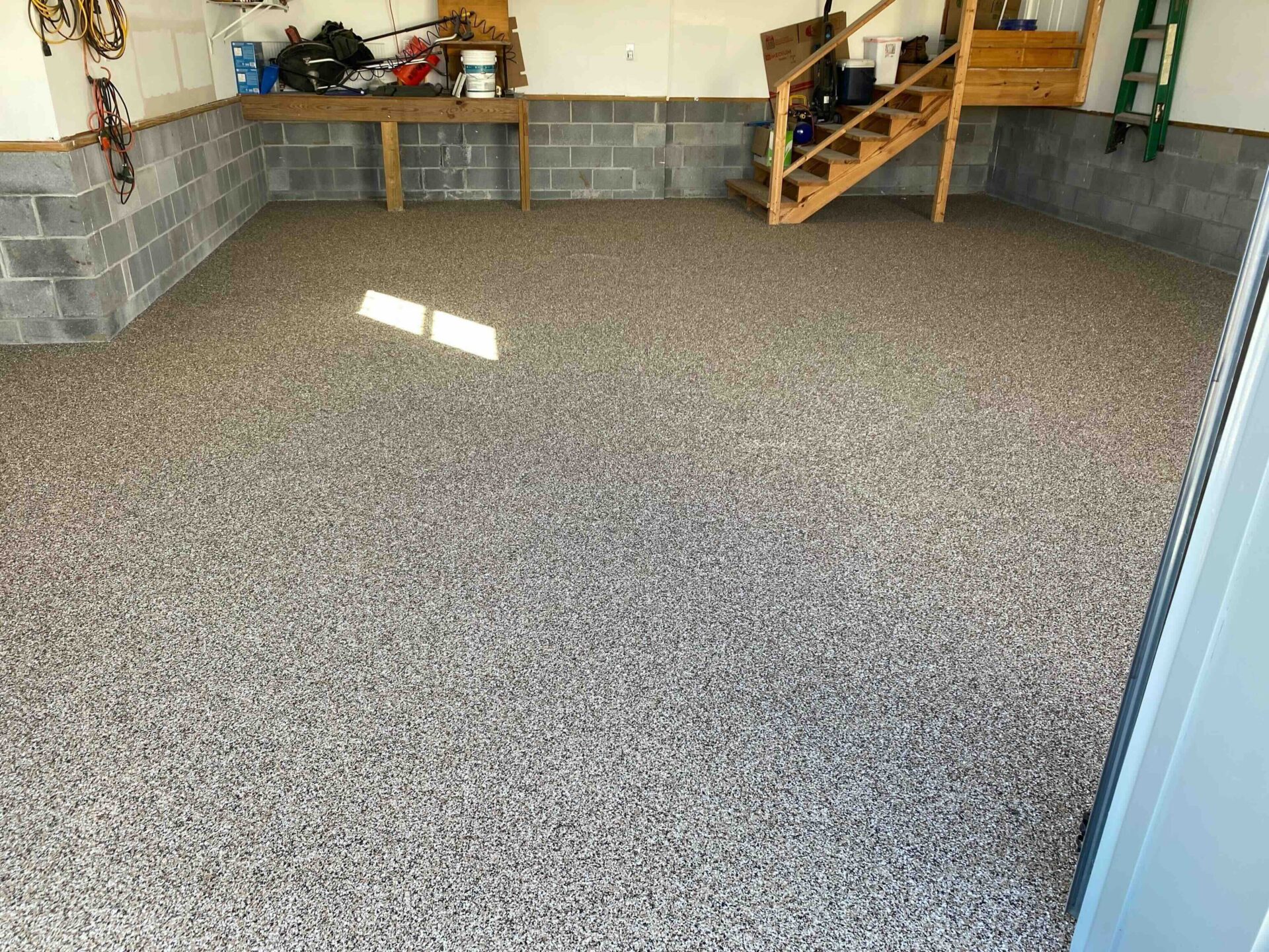 Garage on Chattanooga with a Hello Garage Floor Coating
