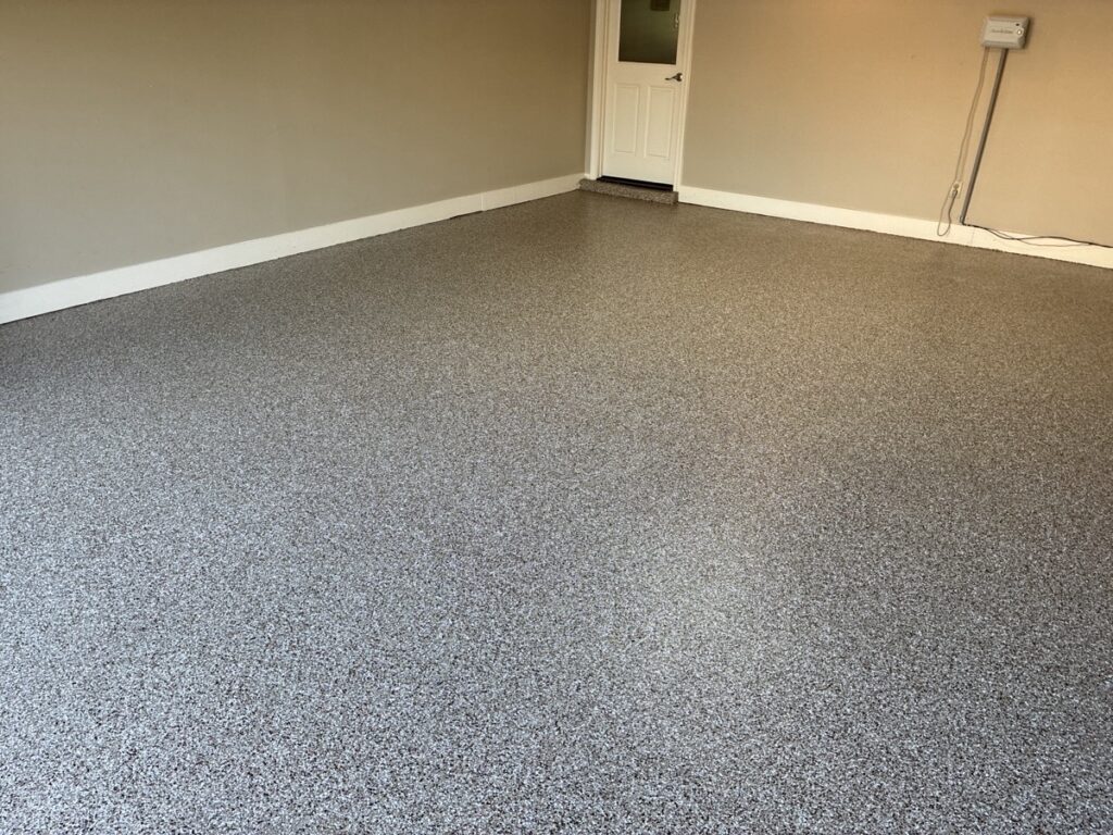 Garage Floor Coating in Germantown in the color Taupe