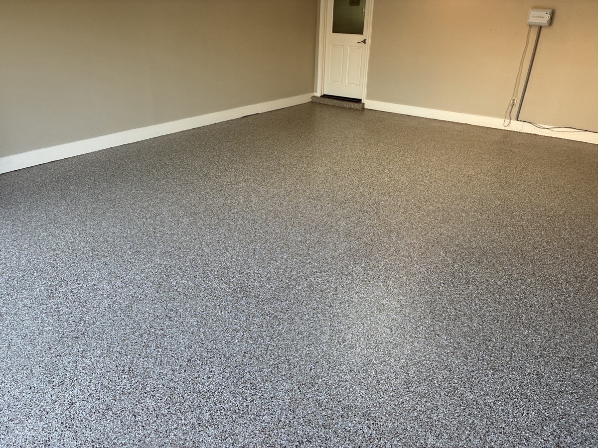 1_Memphis_Garage_0423_Taupe_Germantown_A Garage Floor Coating in Germantown in the color Taupe