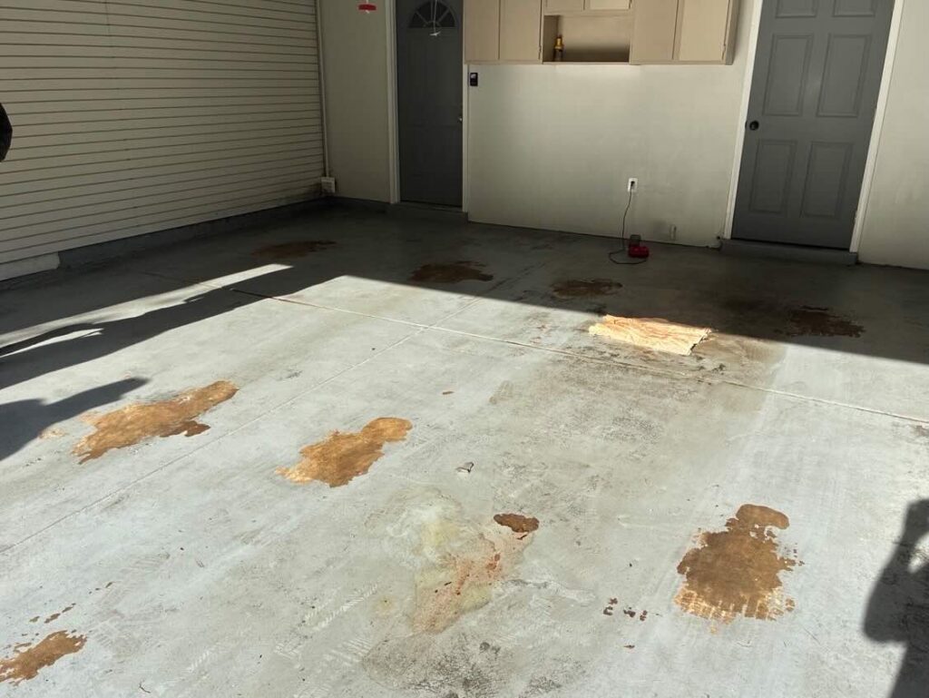 Peeling Epoxy Floor