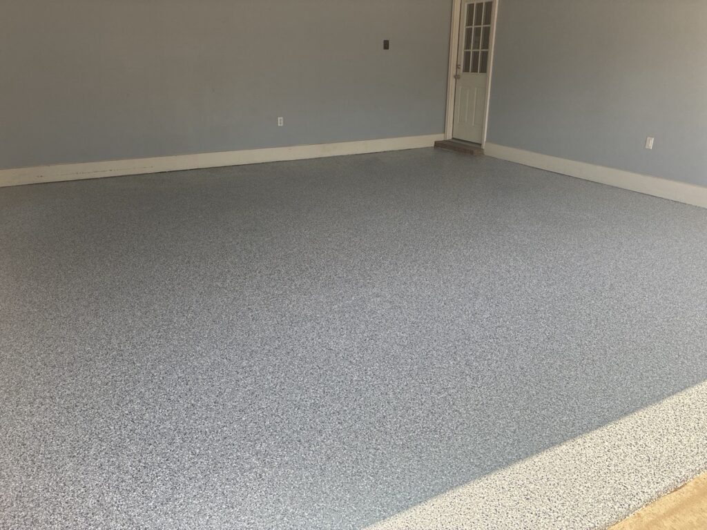 after garage floor coating in hernando