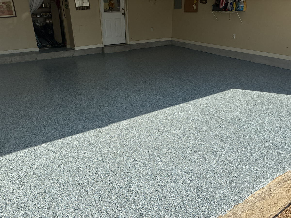 after garage floor coating in collierville
