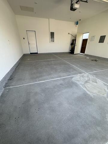 Garage Before Garage Floor Coating